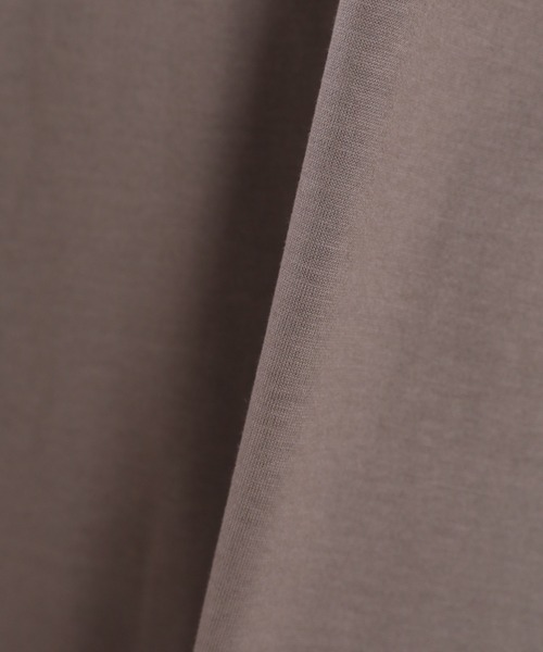 INED（イネド）の「チュニックカットソー（Tシャツ/カットソー・レディース・ベージュ/カーキ/スミクロ・9号）」の7枚目の写真