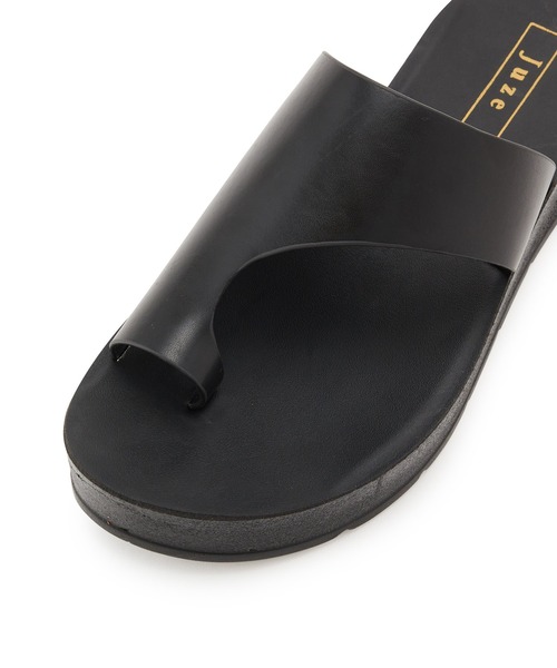 Juze（ジュゼ）の「【軽量】厚底トングサンダル（サンダル・レディース・ホワイト/ブラック・23.5cm/24.5cm/23.0cm/24.0cm）」の6枚目の写真