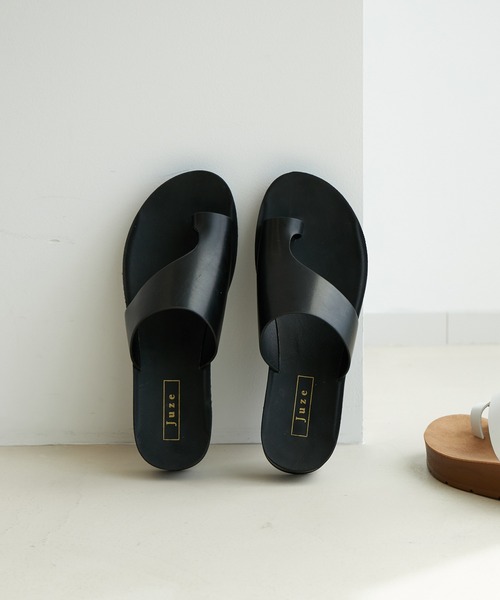 Juze（ジュゼ）の「【軽量】厚底トングサンダル（サンダル・レディース・ホワイト/ブラック・23.5cm/24.5cm/23.0cm/24.0cm）」の14枚目の写真