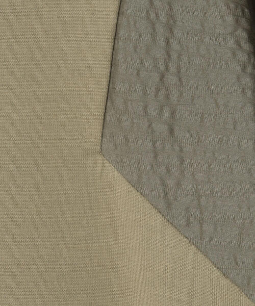 TOMORROWLAND （トゥモローランド）の「コットンサッカーコンビ パフスリーブワンピース（ワンピース・レディース・ブラック/ライトグリーン・36）」の7枚目の写真