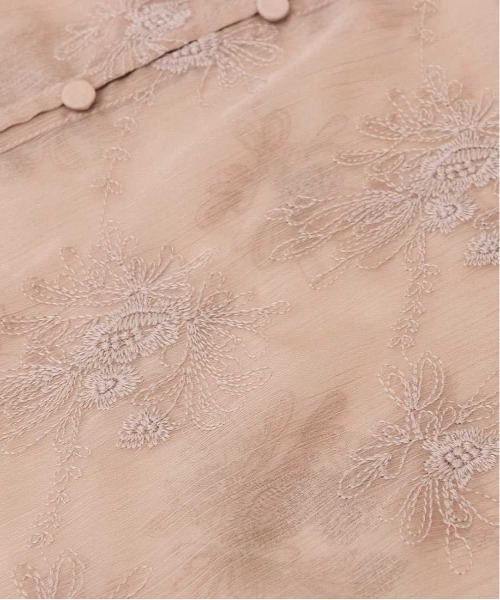 RANDA（ランダ）の「フラワー刺繍シアーシャツブラウス（シャツ/ブラウス・レディース・カーキ/ピンク/ブラック・FREE）」の22枚目の写真