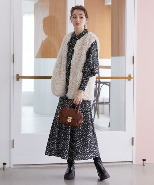 archives（アルシーヴ）の「ファーベスト（ベスト・レディース・アイボリー/モカ・MEDIUM）」の12枚目の写真