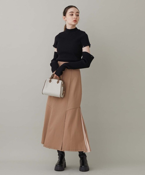 archives（アルシーヴ）の「２Ｗａｙタックマーメイドスカート（スカート・レディース・ブラック/ベージュ/アイボリー/ブルーグレー・MEDIUM）」の14枚目の写真