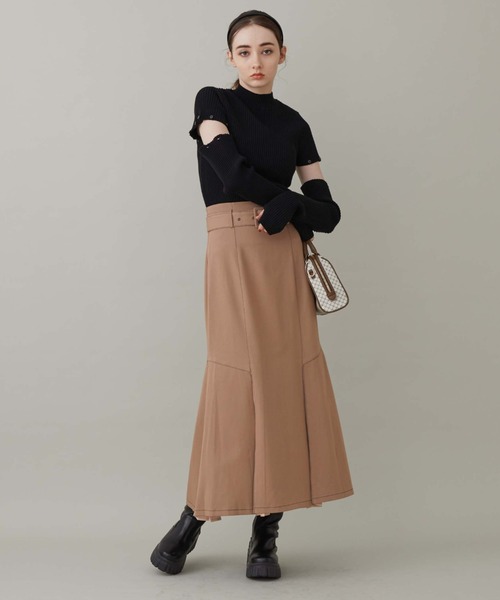 archives（アルシーヴ）の「２Ｗａｙタックマーメイドスカート（スカート・レディース・ブラック/ベージュ/アイボリー/ブルーグレー・MEDIUM）」の15枚目の写真
