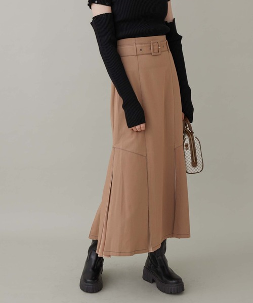 archives（アルシーヴ）の「２Ｗａｙタックマーメイドスカート（スカート・レディース・ブラック/ベージュ/アイボリー/ブルーグレー・MEDIUM）」の12枚目の写真