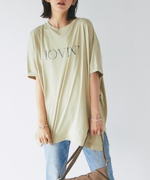 RIVE DROITE（リヴドロワ）の「LOVIN’オーバーTシャツ（Tシャツ/カットソー）」