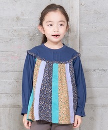 パッチワークチュニックTシャツ