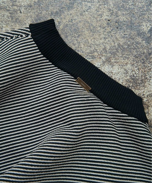 EDIFICE SELECT（エディフィスセレクト）の「スポンディッシュ リラックス モックネック ニット(ツイル)（ニット/セーター・メンズ・ベージュ/ネイビー/ブラウン/グレー/グリーン・SMALL/MEDIUM/LARGE）」の20枚目の写真