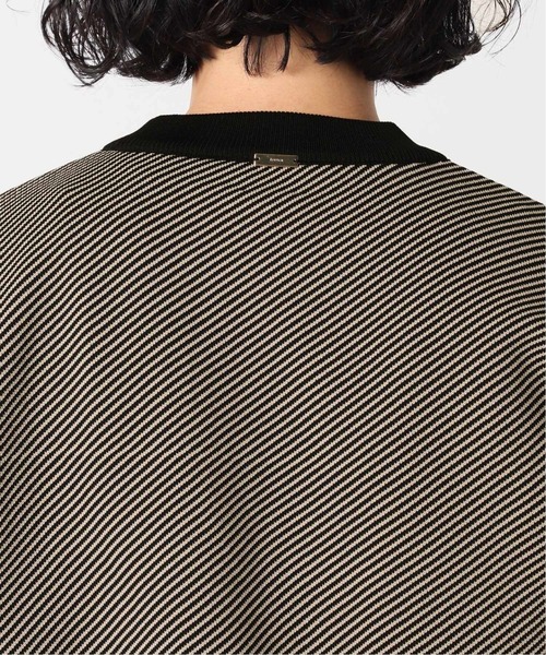 EDIFICE SELECT（エディフィスセレクト）の「スポンディッシュ リラックス モックネック ニット(ツイル)（ニット/セーター・メンズ・ベージュ/ネイビー/ブラウン/グレー/グリーン・SMALL/MEDIUM/LARGE）」の17枚目の写真