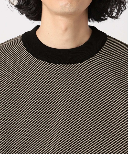 EDIFICE SELECT（エディフィスセレクト）の「スポンディッシュ リラックス モックネック ニット(ツイル)（ニット/セーター・メンズ・ベージュ/ネイビー/ブラウン/グレー/グリーン・SMALL/MEDIUM/LARGE）」の13枚目の写真