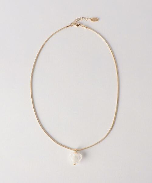 BEAUTY&YOUTH UNITED ARROWS（ビューティーアンドユースユナイテッドアローズ）の「ハート モチーフ ネックレス（ネックレス・レディース・ブラウン/その他1/ケリー・FREE）」の4枚目の写真