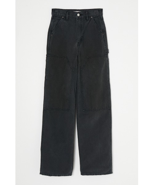 MOUSSY（マウジー）の「HW DOUBLE KNEE STRAIGHT（デニムパンツ