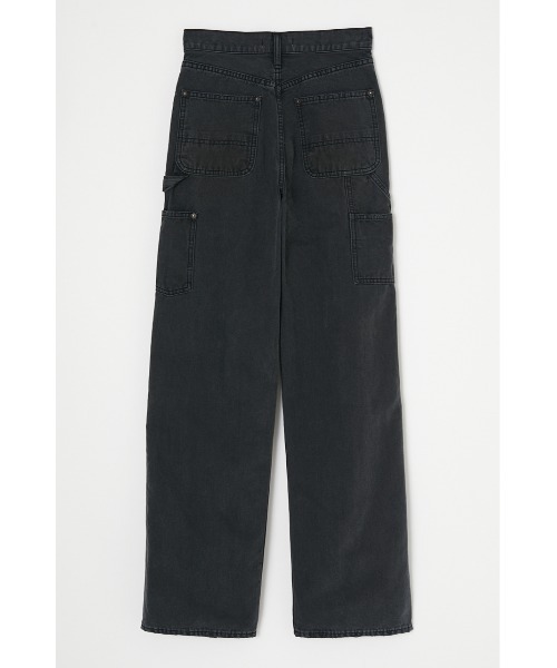 MOUSSY(マウジー)の「HW DOUBLE KNEE STRAIGHT(デニムパンツ・レディース・オフホワイト/ライトブラック・1/2/0)」の7枚目の写真