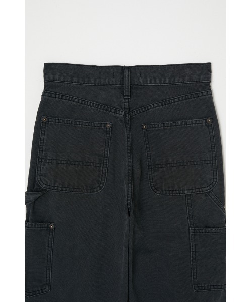 MOUSSY(マウジー)の「HW DOUBLE KNEE STRAIGHT(デニムパンツ・レディース・オフホワイト/ライトブラック・1/2/0)」の9枚目の写真