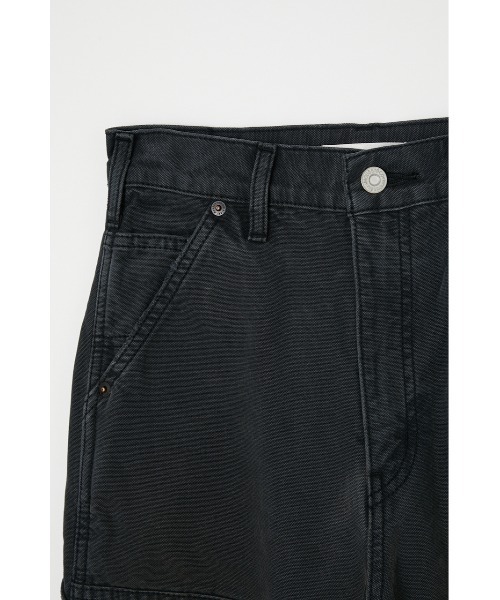 MOUSSY(マウジー)の「HW DOUBLE KNEE STRAIGHT(デニムパンツ・レディース・オフホワイト/ライトブラック・1/2/0)」の10枚目の写真