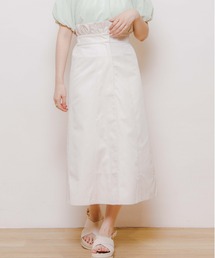 flower | ウェストフリルフレアスカート(スカート)