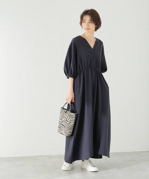 Spick & Span（スピックアンドスパン）の「ドレープワンピース（ワンピース・レディース・ネイビー/ピンク/アイボリー・38/36）」の20枚目の写真