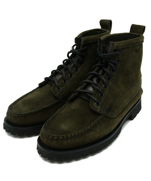 ユケテン モカシン ブーツ オリーブ angler boots
