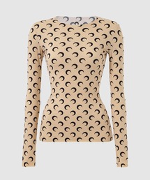 MARINE SERRE | SECOND SKIN MOON TOP -RECYCLED-(Tシャツ/カットソー)