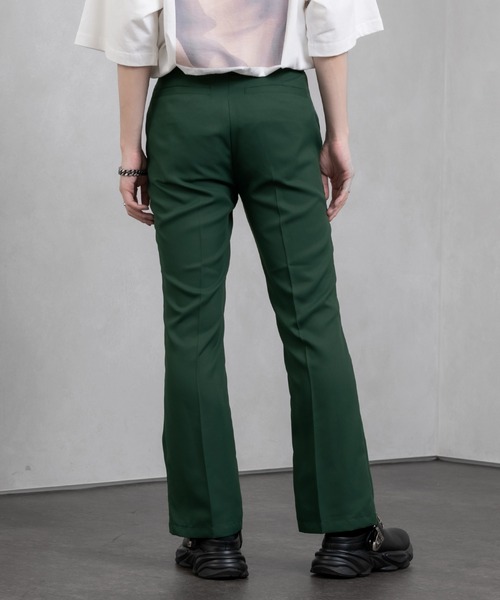 Adoon plain(アドーンプレーン)の「【Adoon plain】美シルエットフレアパンツ(スラックス・メンズ・ライトグレー/ブラック/ダークグリーン/ダークブルー・SMALL/MEDIUM/LARGE)」の22枚目の写真