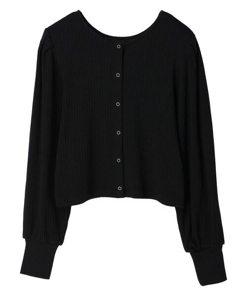 earth music&ecology（アースミュージックアンドエコロジー）の「釦付きリブプルオーバー（Tシャツ/カットソー・レディース・ブラック/パープル/ライトベージュ/ライトブラウン・S/M）」の8枚目の写真