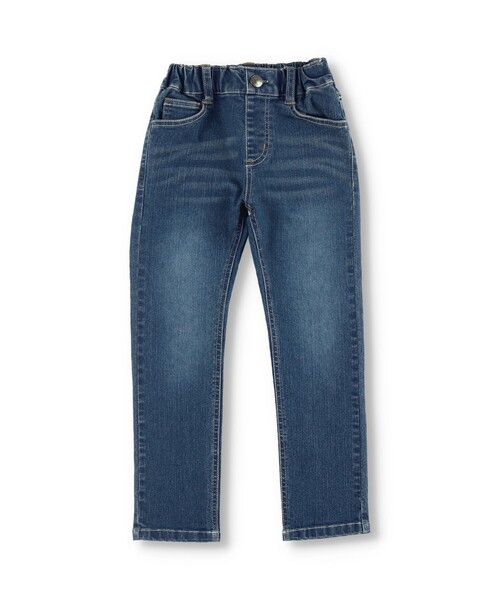BRANSHES（ブランシェス）の「【プレミアムストレッチ】デニムロングパンツ（デニムパンツ・キッズ・サックスブルー/ネイビー/ブルー/グレー・100/110/130/160/140/150/90/120）」の18枚目の写真