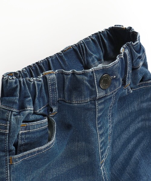 BRANSHES（ブランシェス）の「【プレミアムストレッチ】デニムロングパンツ（デニムパンツ・キッズ・サックスブルー/ネイビー/ブルー/グレー・100/110/130/160/140/150/90/120）」の20枚目の写真