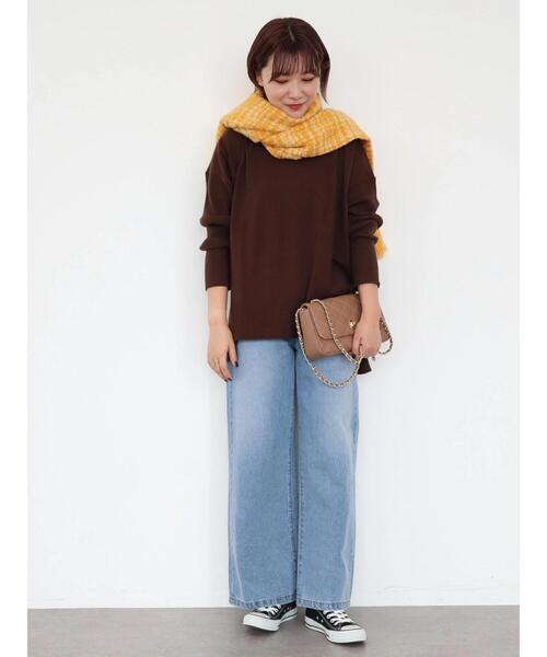 AMERICAN HOLIC（アメリカンホリック）の「ツイードフリンジストール（ストール/ショール・レディース・ブラック/ピンク/イエロー/グリーン・FREE）」の11枚目の写真