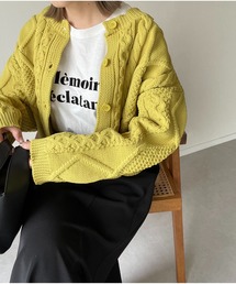 y/m by misato | ケーブル2WAYカーデ(カーディガン/ボレロ)