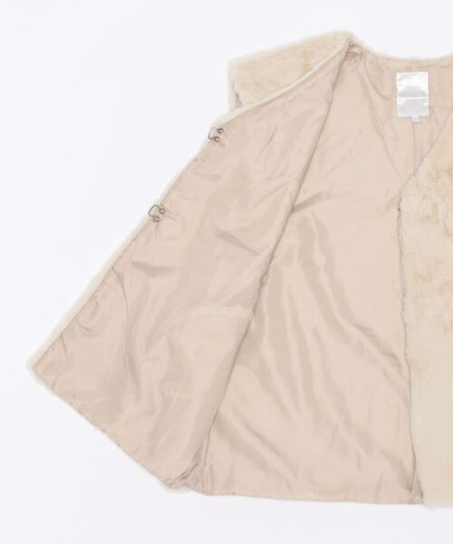 Right-on（ライトオン）の「ファーベスト（ベスト・メンズ・オフホワイト/ベージュ/ブラウン・M/L/XL）」の5枚目の写真