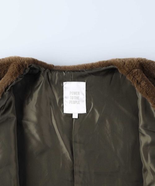 Right-on（ライトオン）の「ファーベスト（ベスト・メンズ・オフホワイト/ベージュ/ブラウン・M/L/XL）」の9枚目の写真