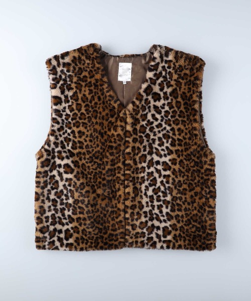 Right-on（ライトオン）の「ファーベスト（ベスト・メンズ・オフホワイト/ベージュ/ブラウン・M/L/XL）」の14枚目の写真