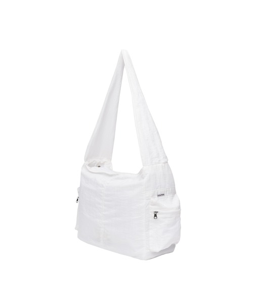 SCULPTOR（スカルプター）の「Slouchy Hobo Messenger Bag/スラッチ―ホボメッセンジャーバック（バックパック/リュック・レディース・グリーン系その他/アイボリー/ブラック・FREE）」の10枚目の写真