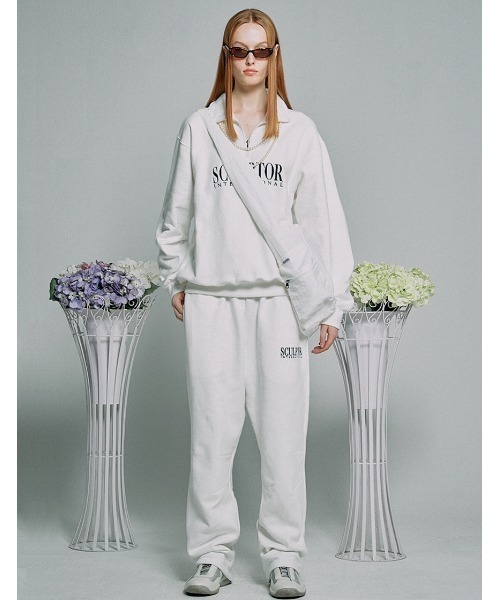 SCULPTOR（スカルプター）の「Slouchy Hobo Messenger Bag/スラッチ―ホボメッセンジャーバック（バックパック/リュック・レディース・グリーン系その他/アイボリー/ブラック・FREE）」の4枚目の写真