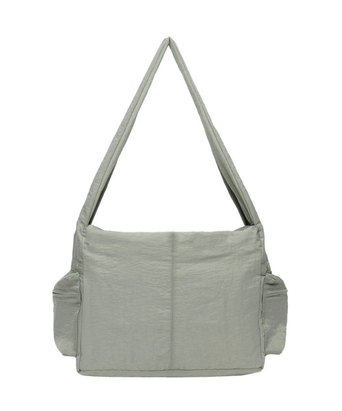 SCULPTOR（スカルプター）の「Slouchy Hobo Messenger Bag/スラッチ―ホボメッセンジャーバック（バックパック/リュック・レディース・グリーン系その他/アイボリー/ブラック・FREE）」の9枚目の写真