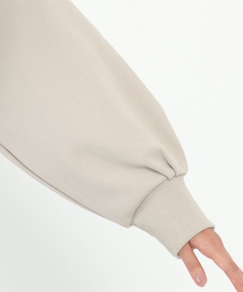 LBC(エルビーシー)の「ショートフードプルオーバー(パーカー・レディース・ライトグレー/チャコールグレー/パープル・M/L)」の20枚目の写真