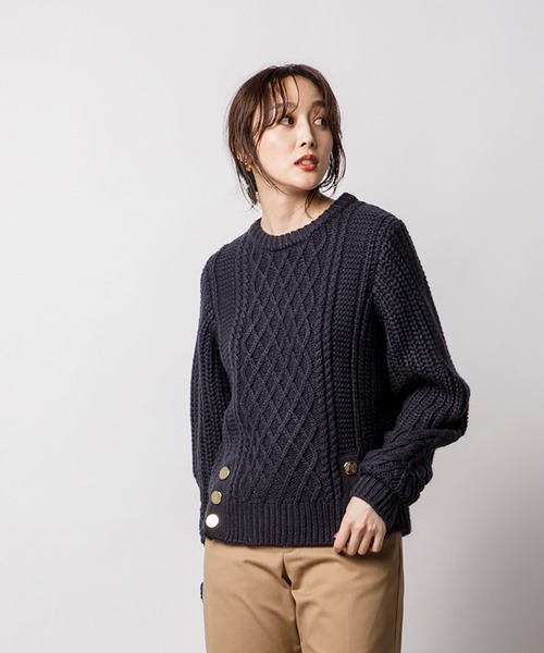 「Emma Taylor」 長袖ニット FREE ブラック レディース Emma Taylor 「Emma Taylor」 長袖ニット FREE ブラック レディース