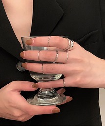 LOPASS（ロパス）の「デザインリング７点セット（リング）」