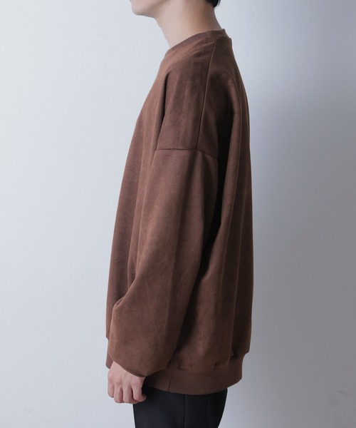 WEGO（ウィゴー）の「WEGO/フェイクスウェードロゴ刺繍プルオーバー（スウェット・メンズ・ライトブラウン/グレー/ブルー・MEDIUM/LARGE）」の20枚目の写真