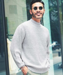 JIGGYS SHOP（ジギーズショップ）の「モックネック ワッフル畦編み ニット セーター（ニット/セーター）」