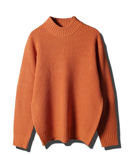 jiggys shop（ジギーズショップ）の「モックネック ワッフル畦編み