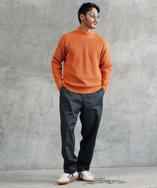 jiggys shop(ジギーズショップ)の「モックネック ワッフル畦編み ニット セーター(ニット/セーター・メンズ・グレー系その他2/ベージュ系その他/ブラウン系その他/ホワイト系その他/ブラック系その他2/ブラック系その他/ブルー系その他/グリーン系その他/グレー系その他/ブルー系その他2/グレー系その他3/グリーン系その他2/レッド系その他/ブルー系その他3/グレー系その他4/オレンジ系その他・MEDIUM/LARGE/X-LARGE/SMALL)」の20枚目の写真