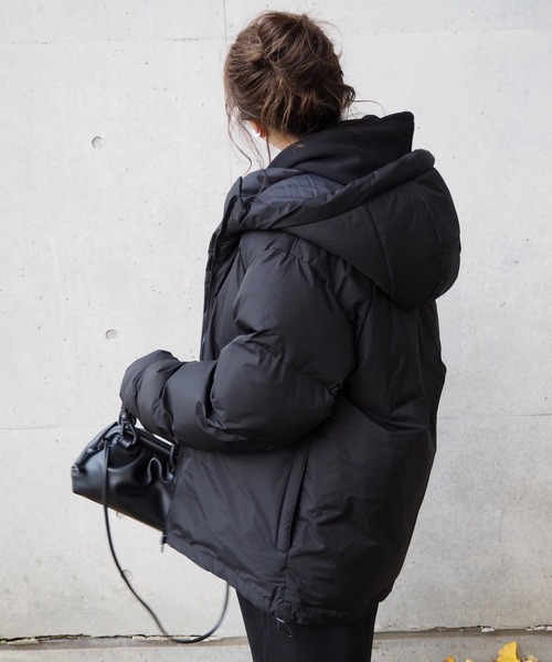 LAULEN（ローレン）の「Hooded down jacket/フードダウンコート