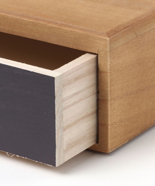 スタッキングウッドストレージボックス(L) / 162736（収納グッズ