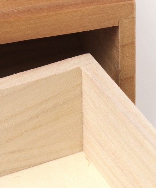 LAKOLE（ラコレ）の「スタッキングウッドストレージボックス(L) / 162736（収納グッズ・レディース・ブラック/ホワイト・FREE）」の12枚目の写真