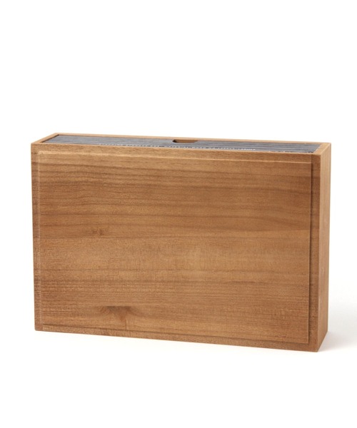 LAKOLE（ラコレ）の「スタッキングウッドストレージボックス(L) / 162736（収納グッズ・レディース・ブラック/ホワイト・FREE）」の5枚目の写真