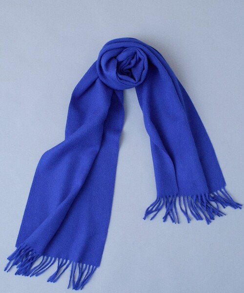 Firsthand（ファーストハンド）の「THE INOUE BROTHERS/ザイノウエブラザーズ Brushed Scarf（マフラー・メンズ・ブルー/ライトグレー/ブラック/オレンジ/ワインレッド/ネイビー/オフホワイト/パープル/ブラウン/オリーブ/グレー/キャメル・ONE SIZE）」の9枚目の写真