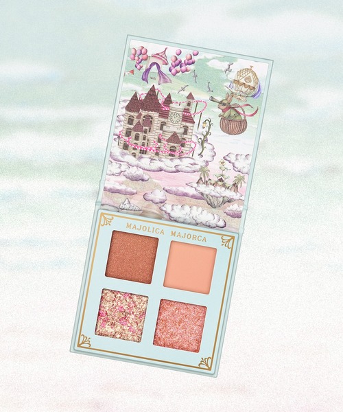 MAJOLICA MAJORCA（マジョリカマジョルカ）の「マジョリカ マジョルカ　シャドーフラッシュ（アイシャドウ・レディース・OR701　ダスティオレンジ　（木漏れ日ダンス）/BR202　キャメルブラウン　（雨粒リズム）/BE703　ココアベージュ　（稲妻スイッチ）/PK304　ミスティピンク　（茜雲ワルツ）/PK753　モーヴベージュ　（雨のちスキップ）/BR251　ヴィンテージカーキ　（そよ風オアシス）/RD352　ブリックブラウン　（雲間のバランス）/BE222　ライトベージュ（陽だまりコースター）/PK221　ペールピンク　（蜃気楼カルーセル）・ﾌﾘ-）」の4枚目の写真