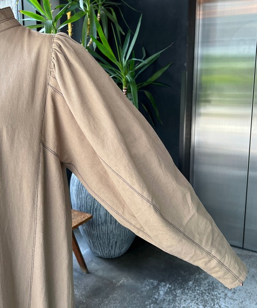 CAPRICIEUX LE'MAGE(カプリシューレマージュ)の「配色ステッチマーメイドワンピース(ワンピース・レディース・ブラック/ベージュ・FREE)」の21枚目の写真