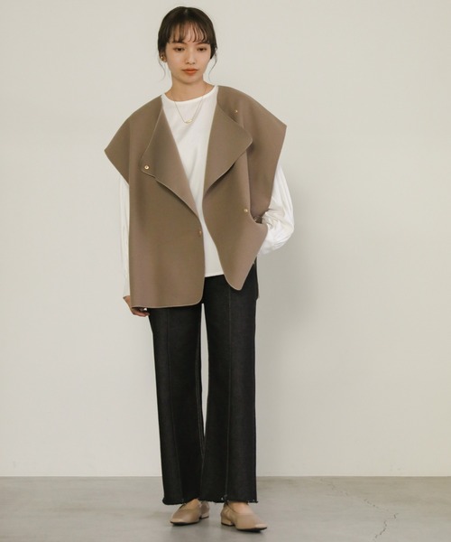 select MOCA（セレクトモカ）の「フェイクレザースクエアトゥパンプス（パンプス・レディース・アイボリー/ライトベージュ/ブラック・SMALL/MEDIUM/LARGE）」の7枚目の写真